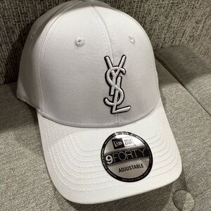 Yves Saint Laurent YSL x New Era Cassandre Canvas Cap – white – Adjustable
